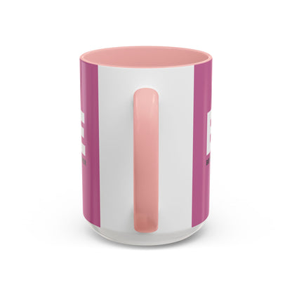 BGE – Best Girlfriend Ever Coffee Mug — Pink Heart Design (11/15 oz)