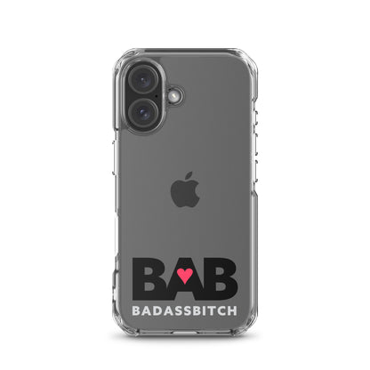 BAB – Bad Ass Bitch Clear Case for iPhone®
