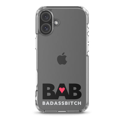 BAB – Bad Ass Bitch Clear Case for iPhone®