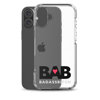 BAB – Bad Ass Bitch Clear Case for iPhone®