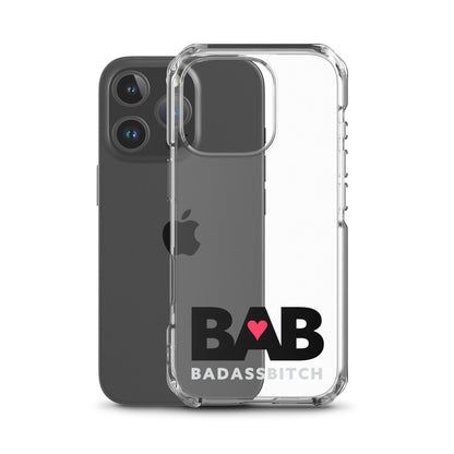 BAB – Bad Ass Bitch Clear Case for iPhone®
