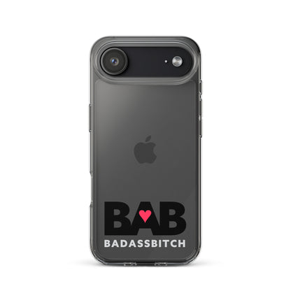 BAB – Bad Ass Bitch Clear Case for iPhone®