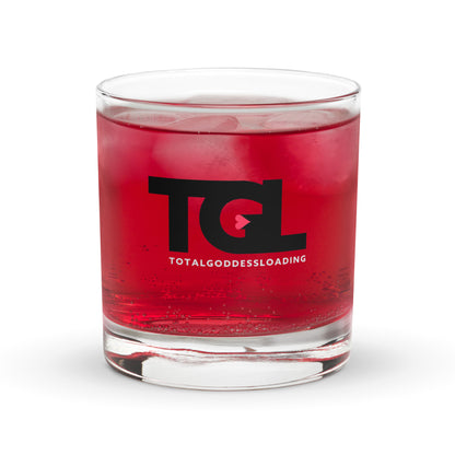 TGL – Total Goddess Loading Rocks glass