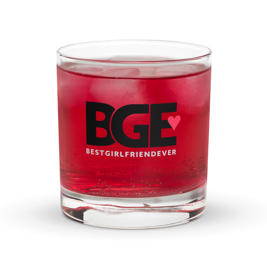 BGE – BEST Girlfriend Ever Rocks glass