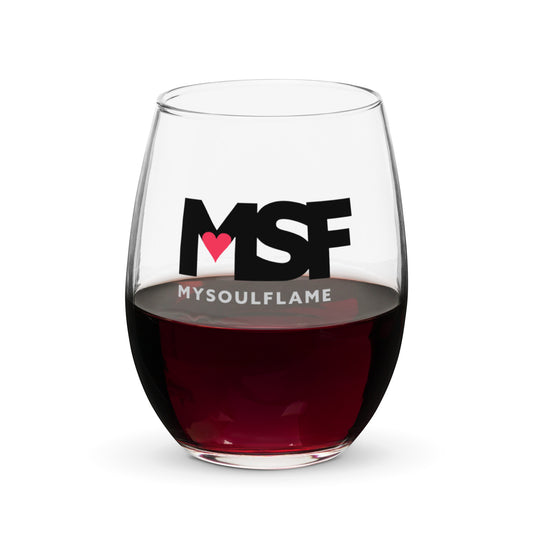 MSF – My Soul Flame Stemless wine glass