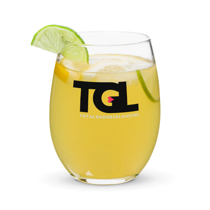 TGL – Total Goddess Loading Stemless wine glass