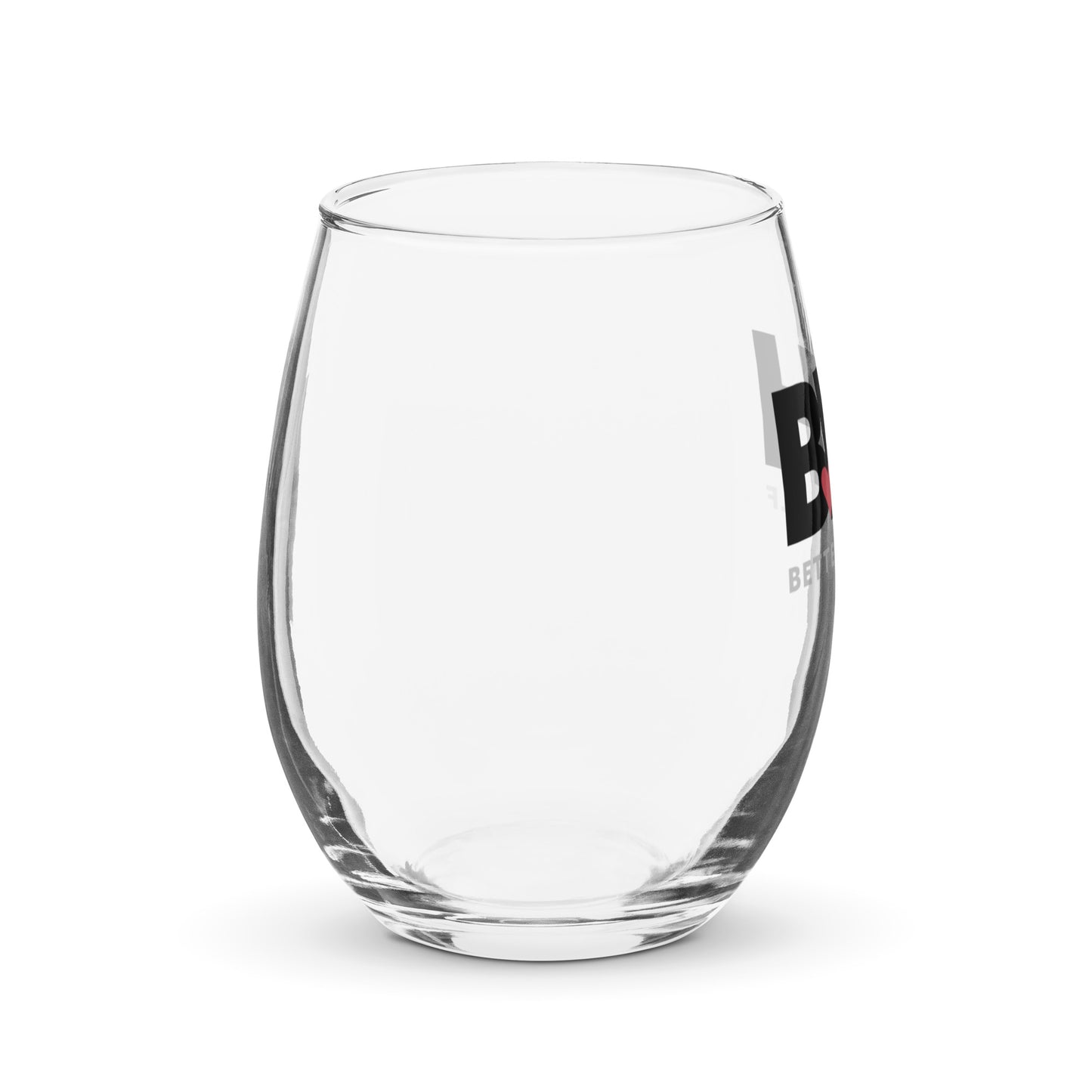 BFH – Better Fukn Half Stemless wine glass