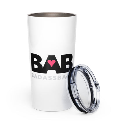 BABabe – Bad Ass Babe Tapered stainless steel tumbler