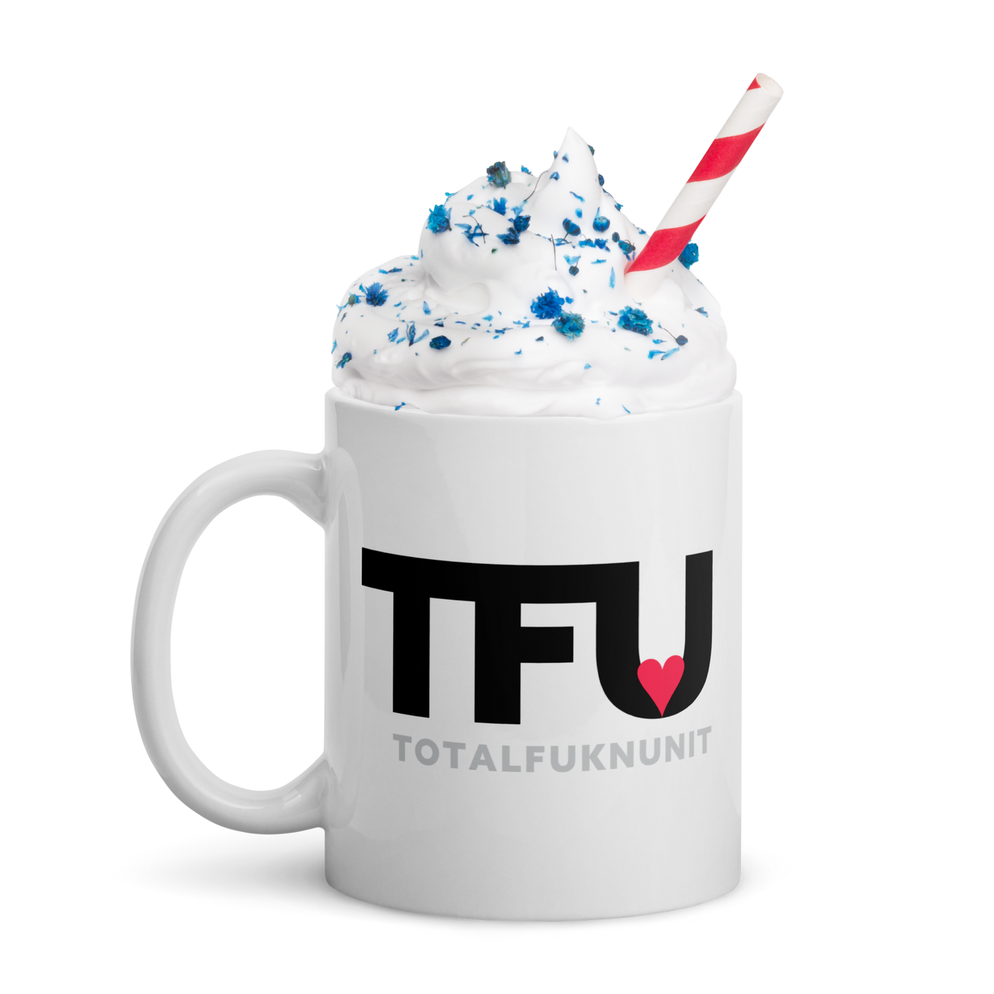 White glossy mug TFU – Total Fukn Unit