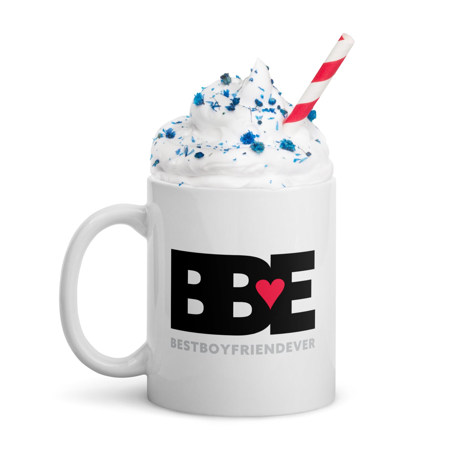 White glossy mug BBE – Best Boyfriend Ever