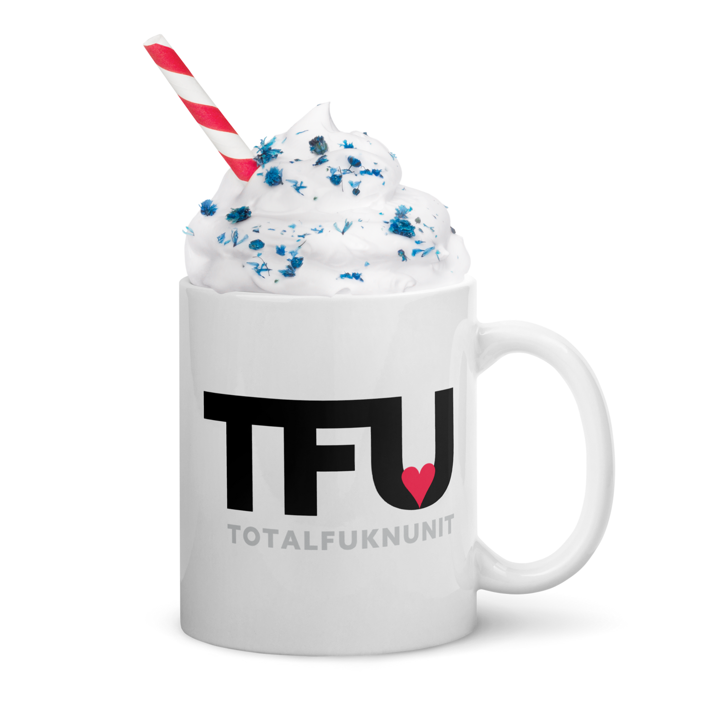 White glossy mug TFU – Total Fukn Unit