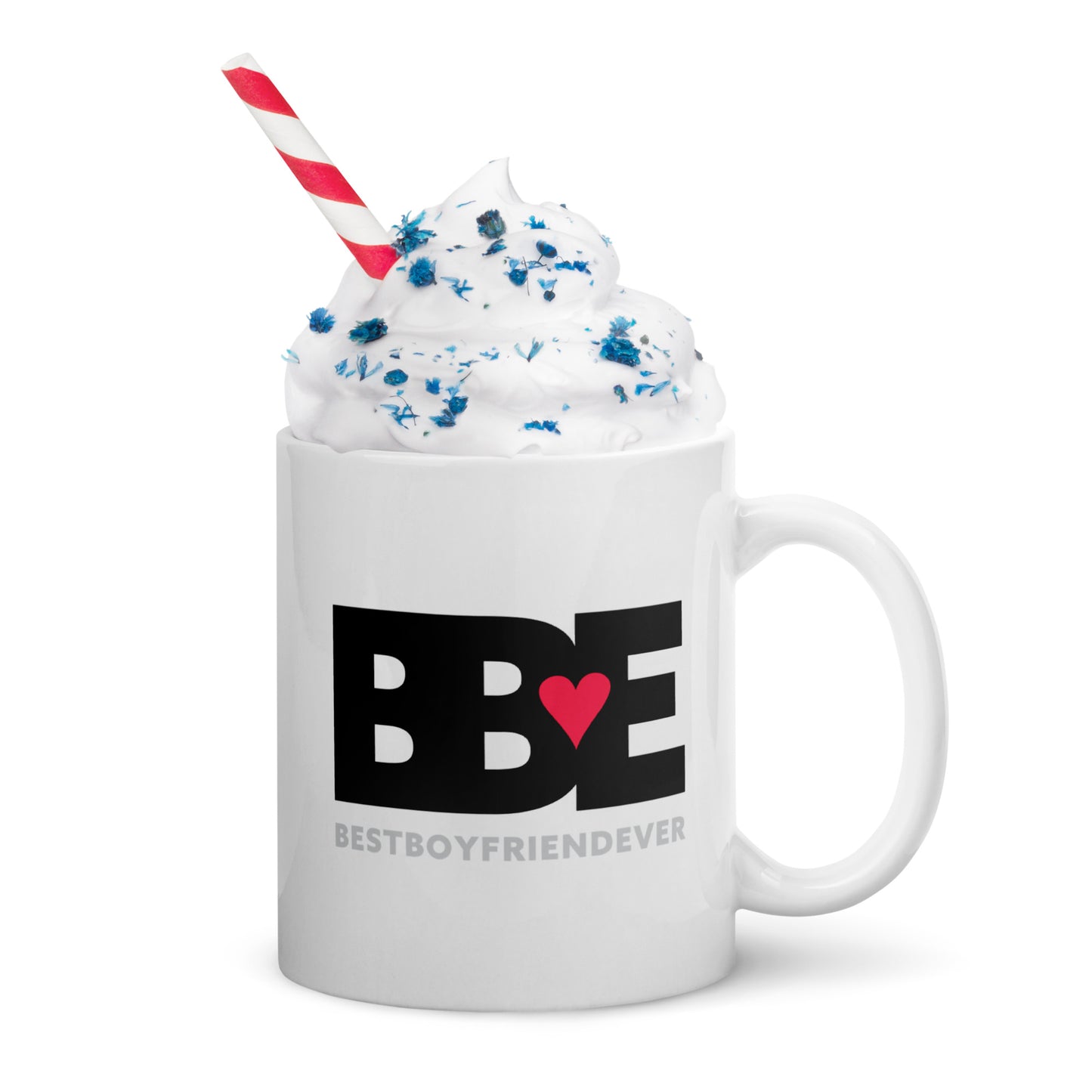 White glossy mug BBE – Best Boyfriend Ever