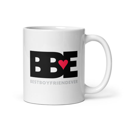 White glossy mug BBE – Best Boyfriend Ever