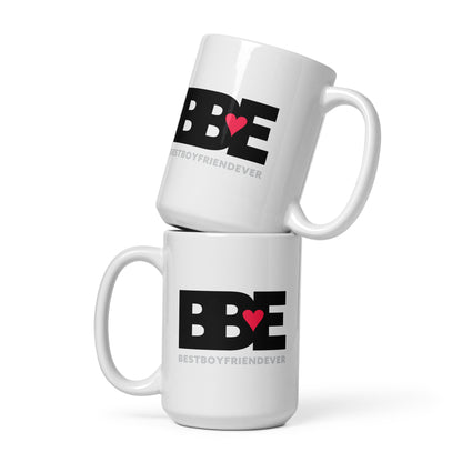 White glossy mug BBE – Best Boyfriend Ever