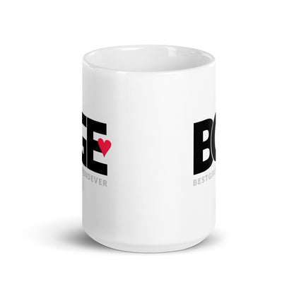 BGE – Best Girlfriend Ever White glossy mug