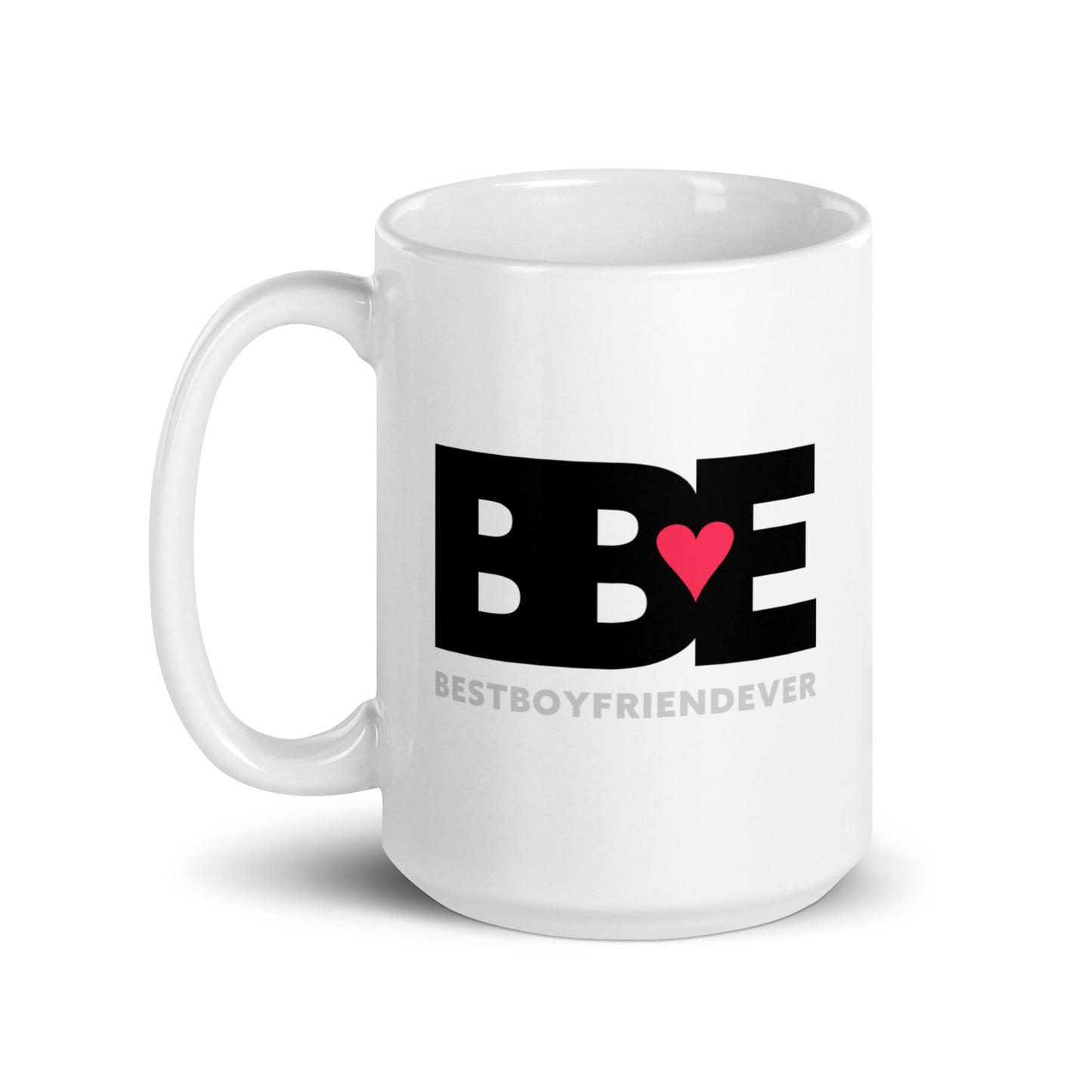 White glossy mug BBE – Best Boyfriend Ever