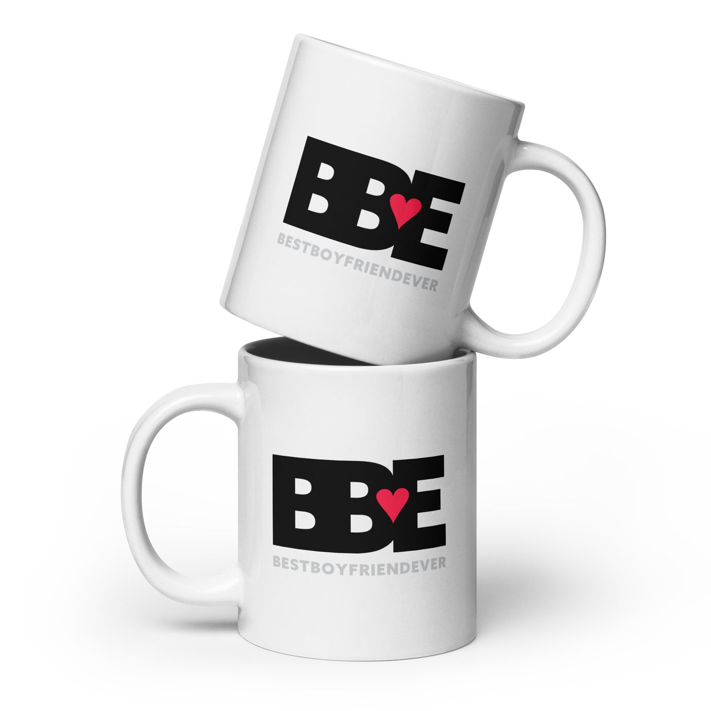 White glossy mug BBE – Best Boyfriend Ever
