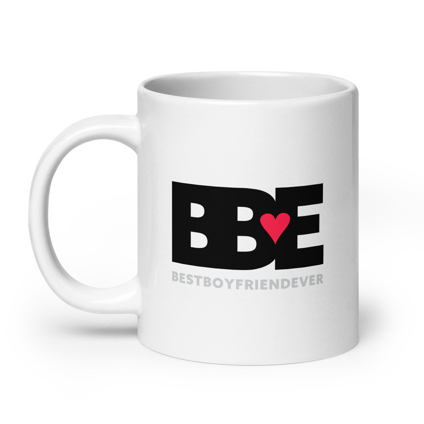 White glossy mug BBE – Best Boyfriend Ever