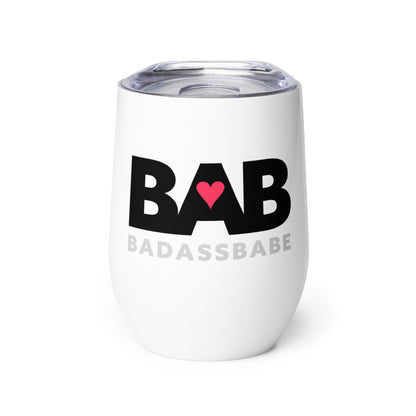 BABabe – Bad Ass Babe Wine tumbler