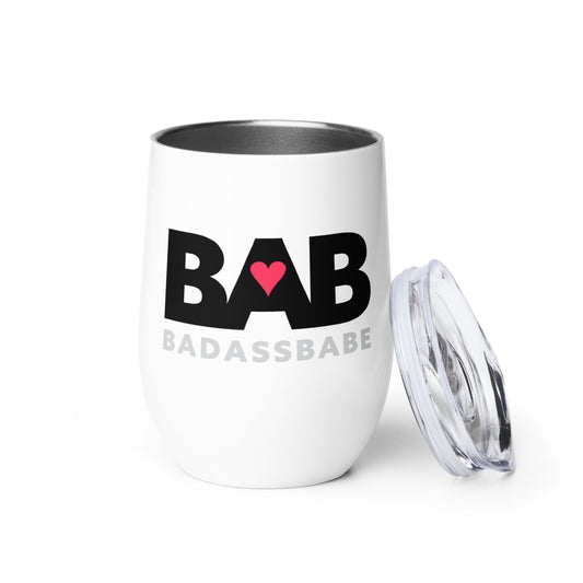 BABabe – Bad Ass Babe Wine tumbler