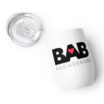 BABabe – Bad Ass Babe Wine tumbler
