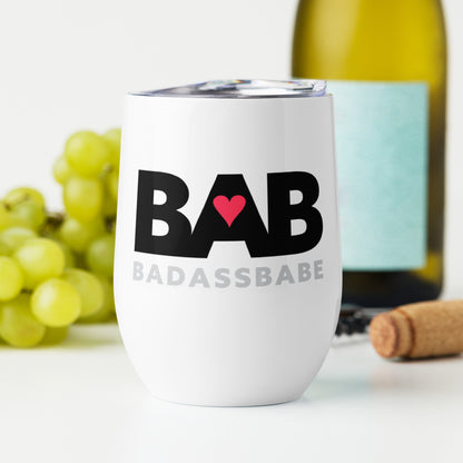 BABabe – Bad Ass Babe Wine tumbler