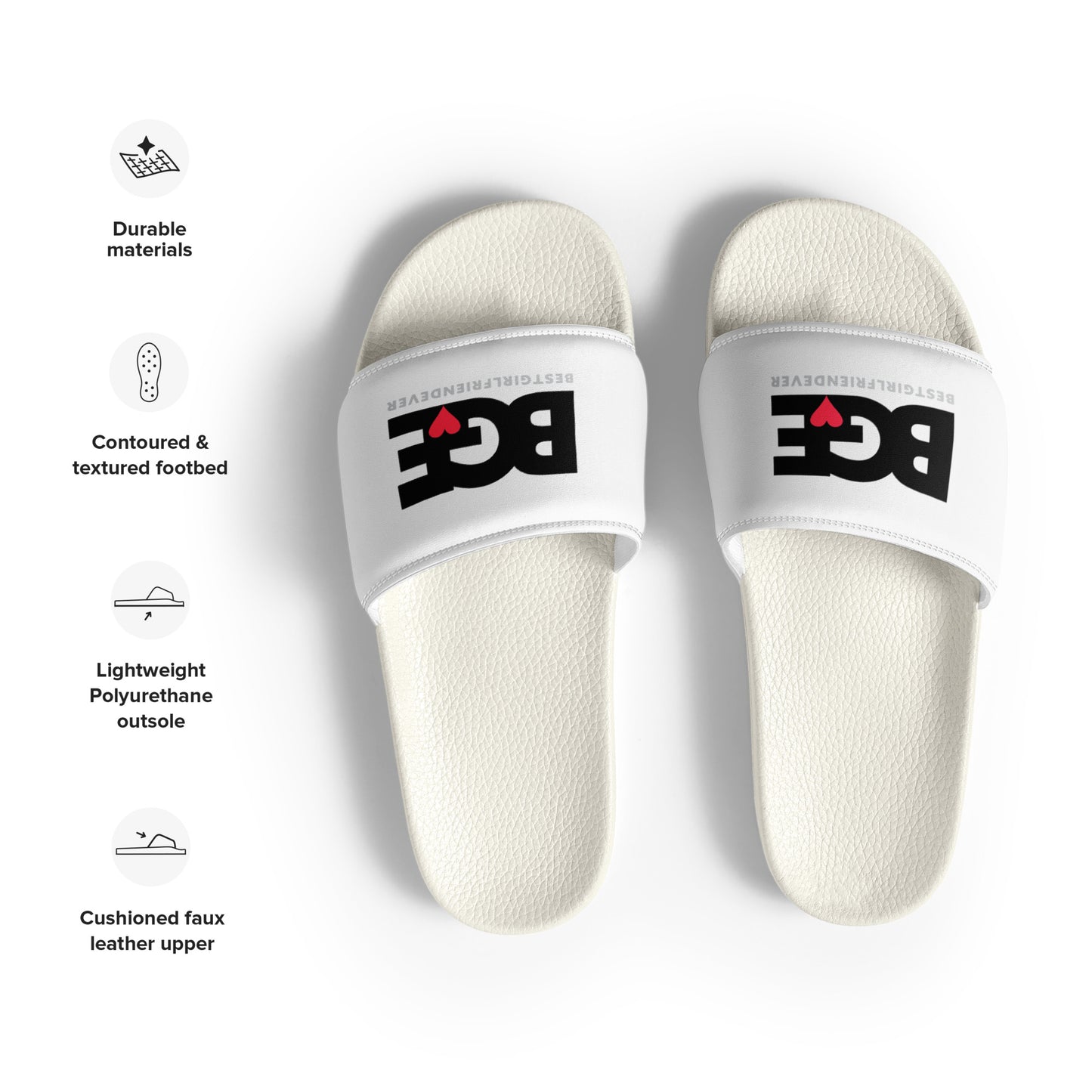 BGE – Best Girlfriend Ever Women's slides